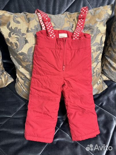 Зимние детские штаны 92