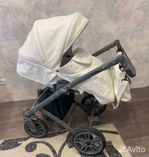 Коляска 2 в 1 эко кожа