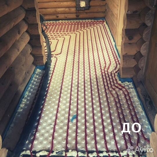 Полусухая стяжка пола в Мстере