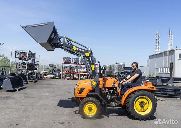 Установка Кун на мтз. Фронтальный погрузчик