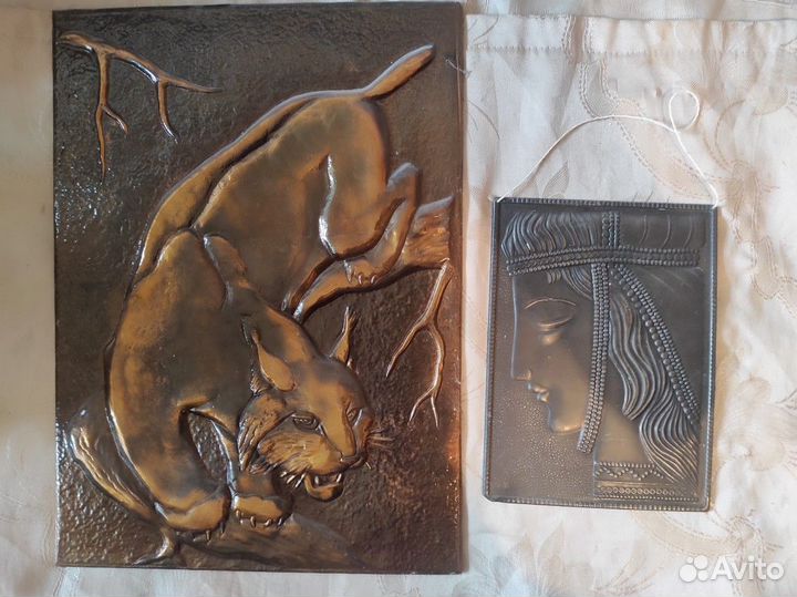 Чеканка, статуэтки, лапти, хохлома, матрешки СССР