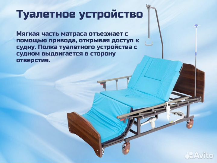 Кровать функциональная для ухода за больными