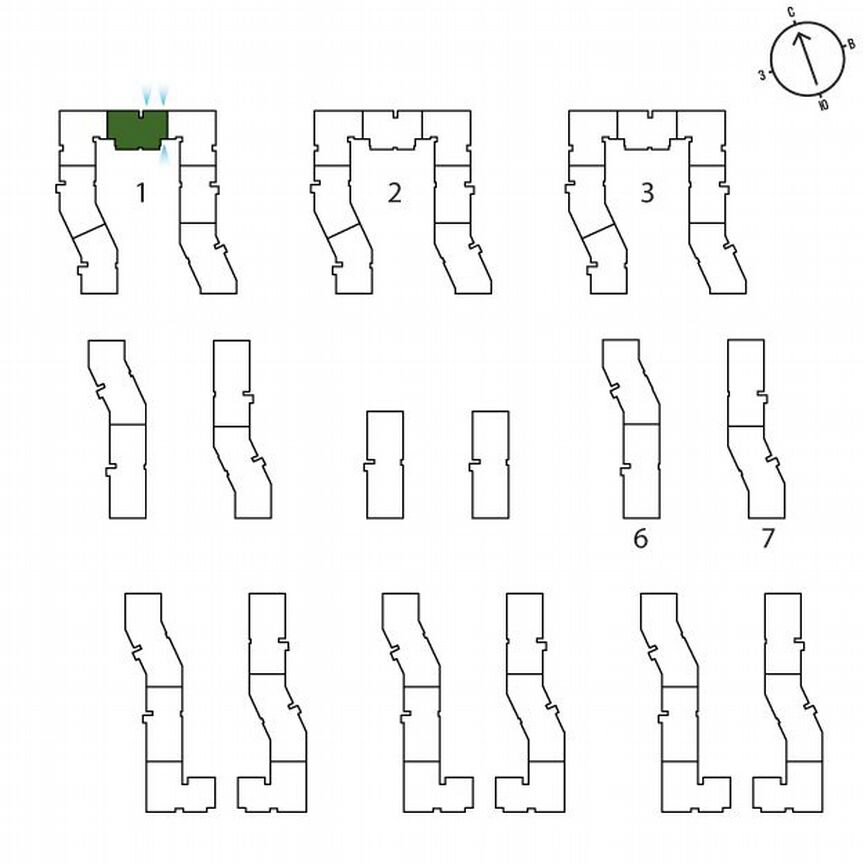 3-к. квартира, 77,7 м², 3/3 эт.