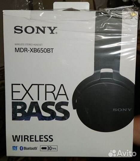 Беспроводные наушники Sony MDR-xb650bt