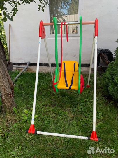 Детские качели напольные