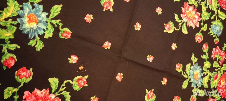 Павловопосадский платок шерсть