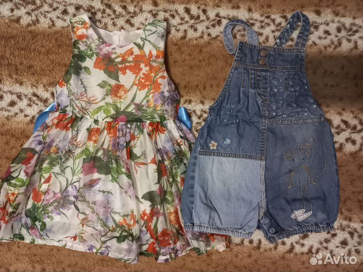 Одежда пакетом для девочки 86-98