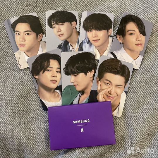 Карточки bts samsung