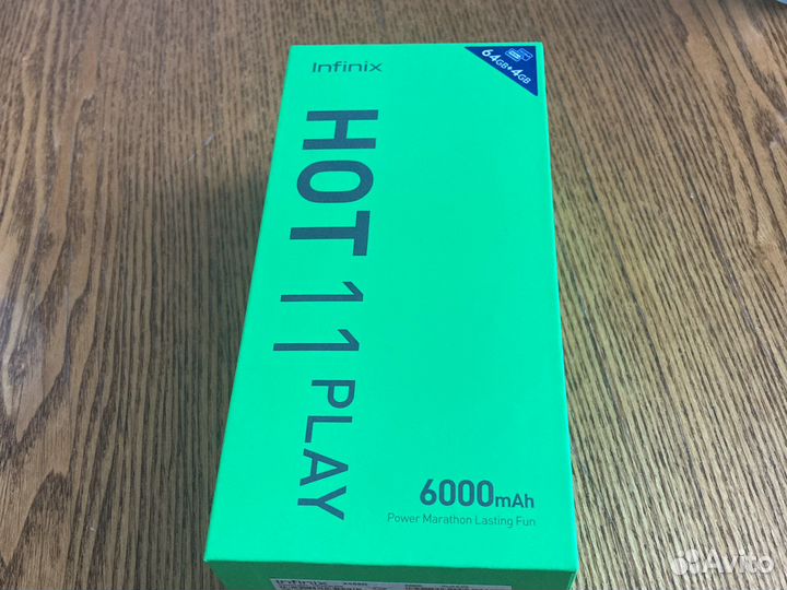 Infinix Hot 11 Play, 4/64 ГБ