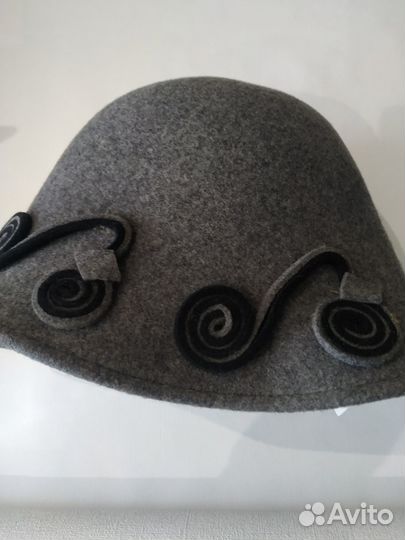Шляпка женская, шерсть кролика