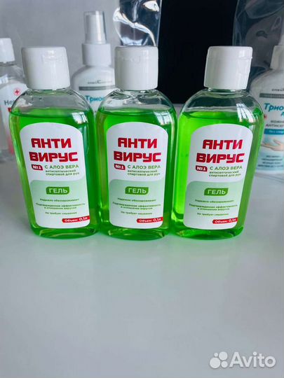 Новые антисептики для рук без спирта/со спиртом