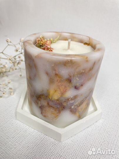 Ароматизированные свечи ручной работы. Подарок