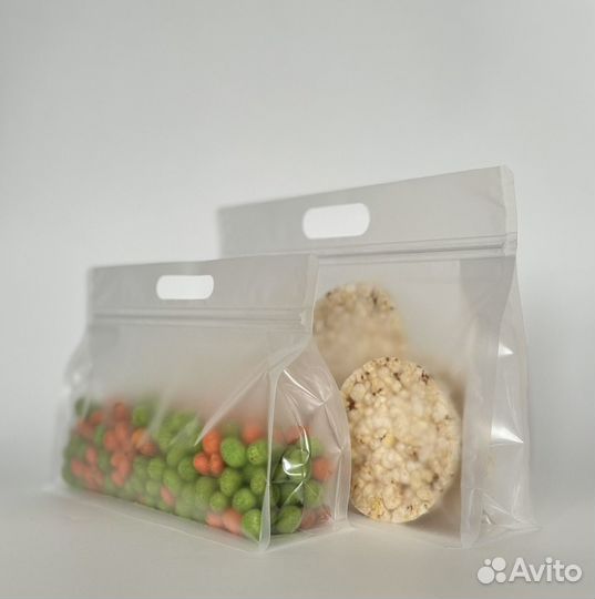 Пищевые зип пакеты для хранения продуктов