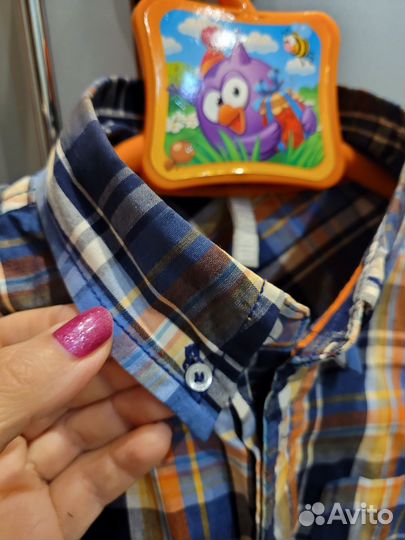 Рубашка для мальчика, 122