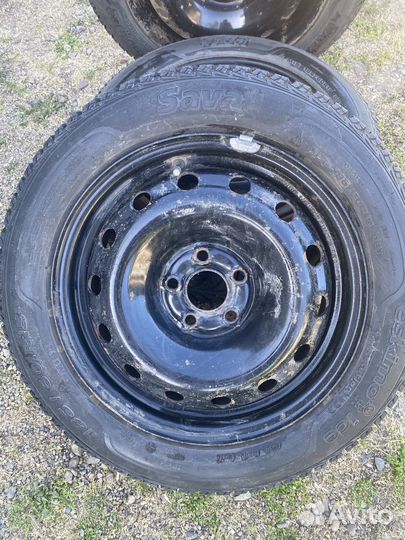 Шины+(диски-штампы) зима -липучка r15