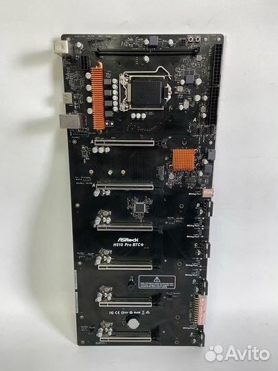Мат.плата Asrock H510 Pro BTC+ (1200) (без комплек