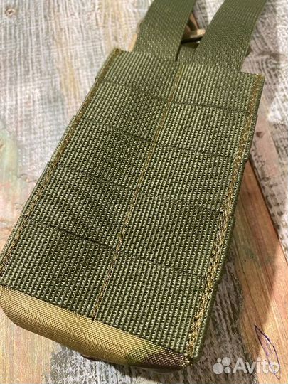 Открытый подсумок под магазин ак. мох