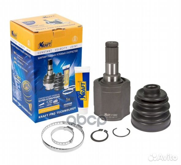 Шрус hyundai getz 02- внутр. KT059062 Kraft