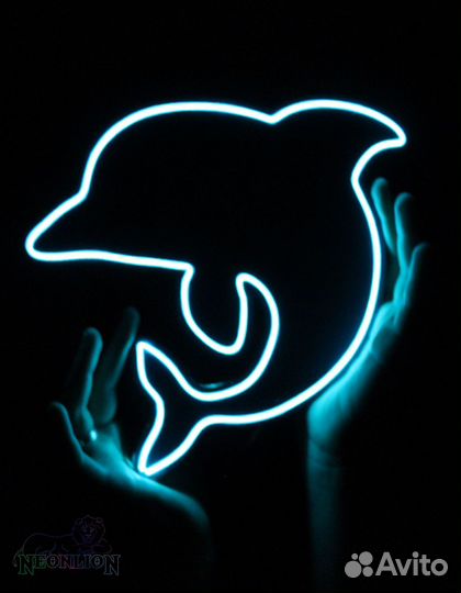 Вывеска из неона, объемные буквы