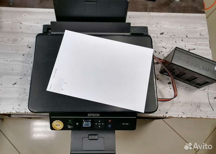 Цветной принтер мфу, Epson xp-342 с снпч