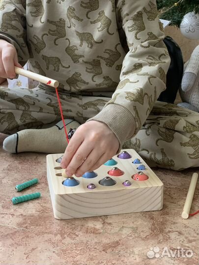 Магнитная рыбалка червячки