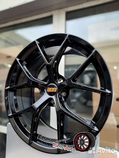 Литые диски реплика BBS r19 5x108 черный глянец
