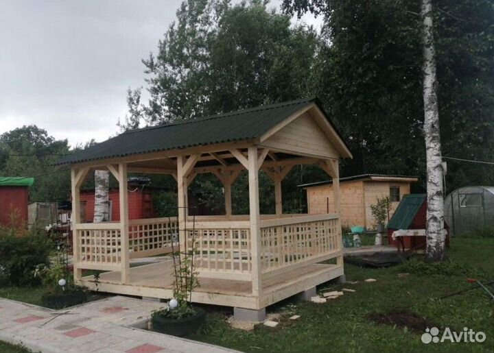 Беседка под ключ