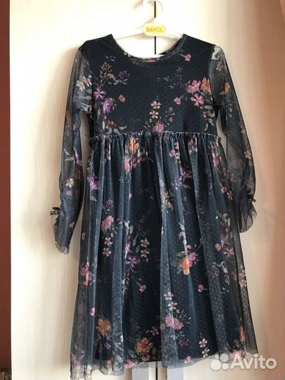 Платье для девочки zara 122-134
