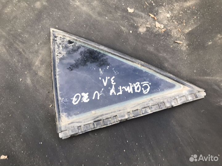 Стекло двери задней левой (форточка) для Toyota Ca