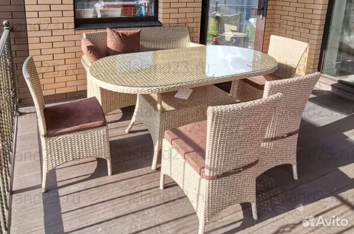 Плетеная мебель из экоротанга