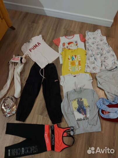 Одежда вещи пакетом для девочки 134