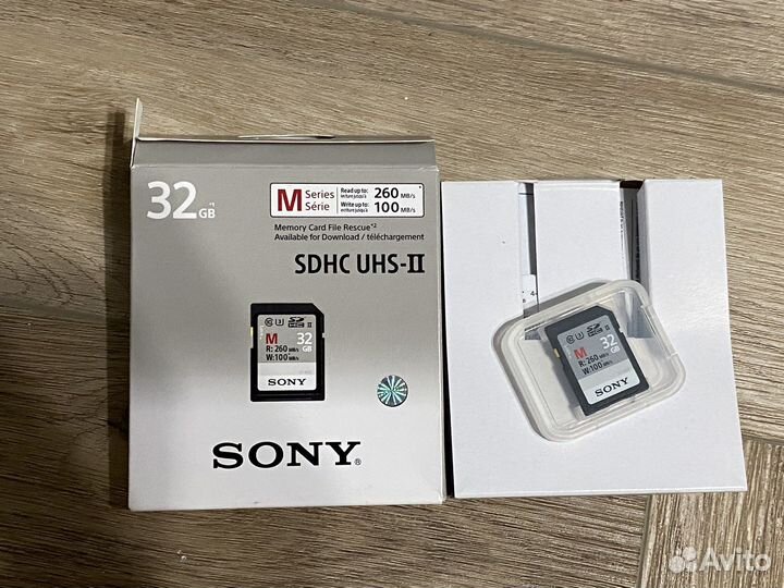 Карта памяти SD 32 GB sony