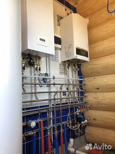 Отопление, водоснабжение дома. Монтаж под ключ