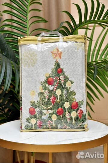 Скатерть гобеленовая новогодняя