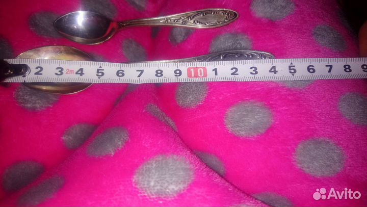 Набор ложек из мельхиора чайные и кофейные