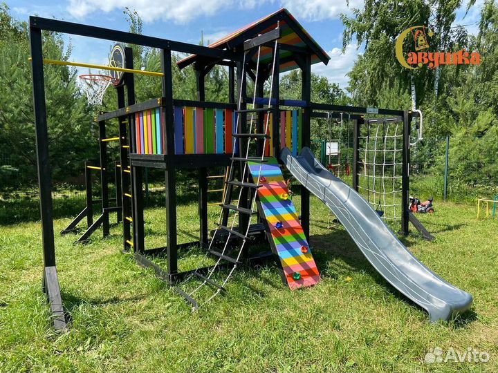 Игровая площадка Савушка 2 (Black Edition)