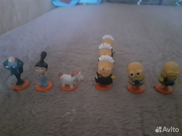 Набор игрушек Гадкий Я, Чак,Леди Баг- Маринет