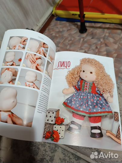 Книга текстильная кукла в вальдорфском стиле