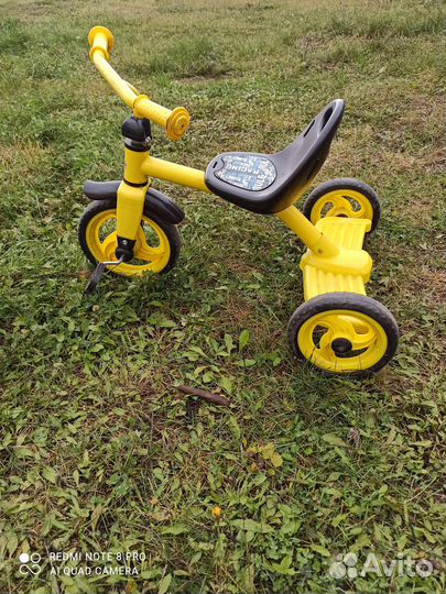 Детский трехколесный велосипед б/у