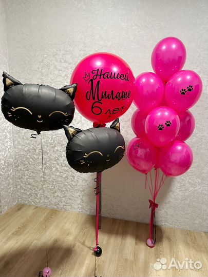 Воздушные шары, фотозона, шарики