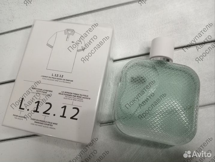 Lacoste l.12.12 blanc eau fraiche 100 мл