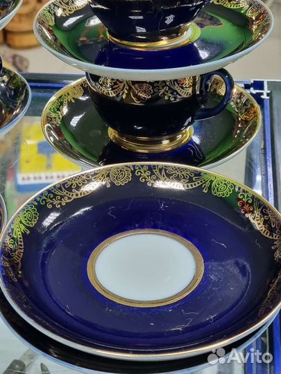 Чайно/кофейный пары. Кобальт, лфз