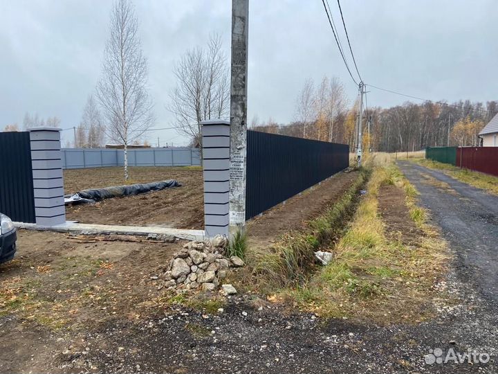 Заборы из профнастила