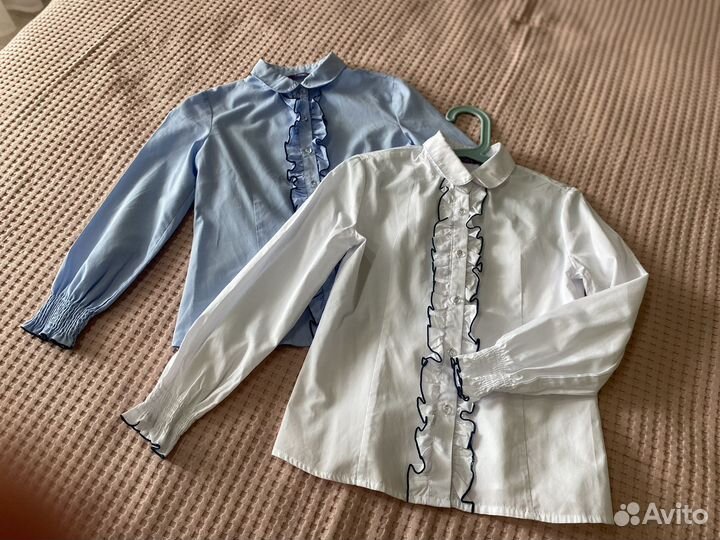 Блузки для школы 128 р-р