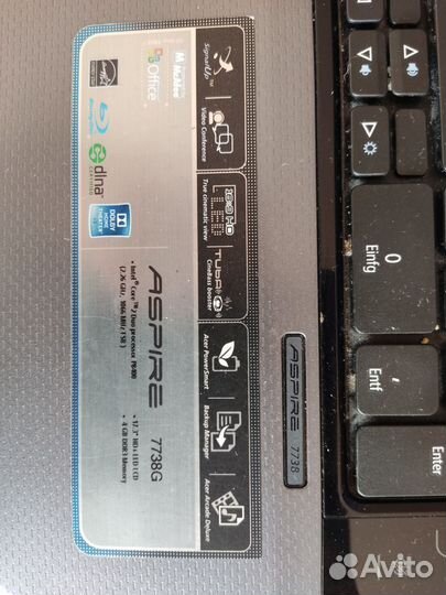 Ноутбук Acer aspire 7738G