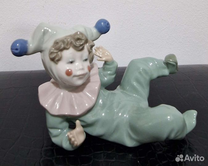 Фарфоровая статуэтка Nao Lladr Детский клоун 1992