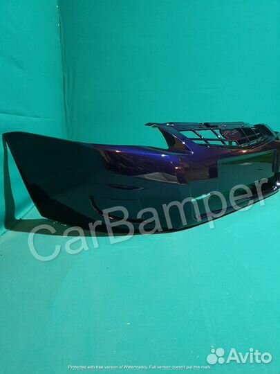 Передний бампер ваз 21704 цвет синий 429