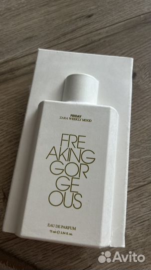 Zara парфюм унисекс freaking gorgeous 75 ml