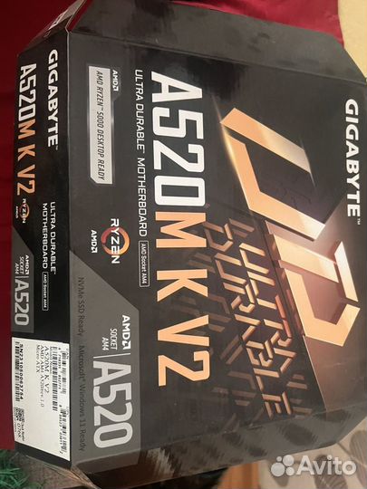 Материнская плата gigabyte a520m k v2