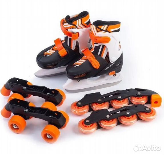 Ролики детские раздвижные 29 32